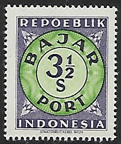 Indonesia # J3 - Numeral - MNH....{GR40}