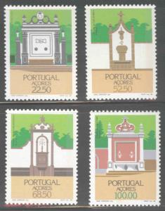 Portugal Azores Scott 357-360 MNH** 1986 Fountain set CV $7.25