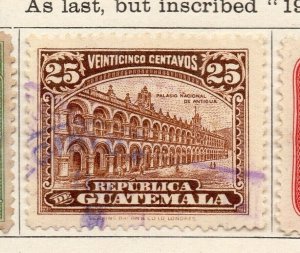 Guatemala 1926 Early Issue Fine Used 25c. NW-217074