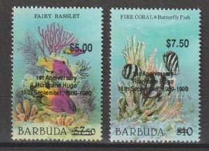 BARBUDA 1990 SG 1204/5 MNH