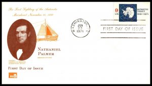 7812 FDC SCOTT 1431 – 1971 8c Antarctic Treaty