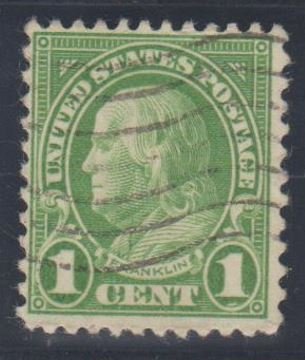 U.S. Scott #581 Franklin Stamp - Used Single