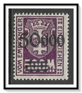 Danzig #J28 Postage Due MH