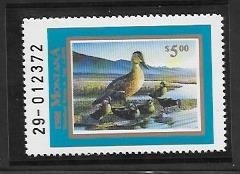 #MT3 MNH Montana 1988 STATE DUCK STAMP