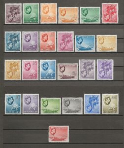 SEYCHELLES 1938/49 SG 135/49 MINT Cat £550