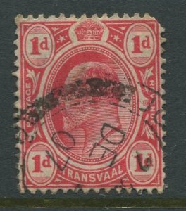 STAMP STATION PERTH Transvaal #282 Used KEVII 1905-10 Wmk 3 Multi Crown and CA