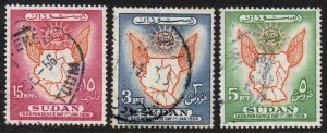 Sudan Sc #118-120 Used