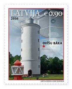 Latvia 2016 Lighthouse Ovīši Stamp MNH