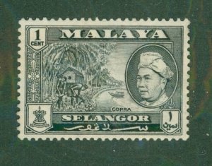 Malaya Selengor 102 MNH BIN $0.50