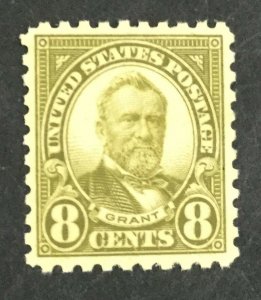 MOMEN: US STAMPS #589 MINT OG NH XF LOT #76255*