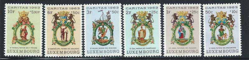 LUXEMBOURG SC# B234-9 VF/MNH 1963