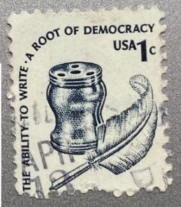 US: 1c Stamp - Root of Democracy