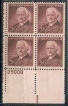 US Stamp #1062 MNH - George Eastman Plate Block of 4