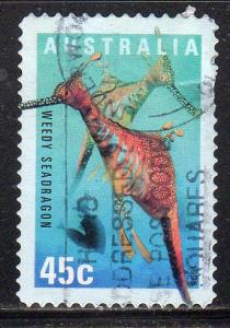 Australia 1709 - Used - Weedy Seadragon (cv $0.55) (2)