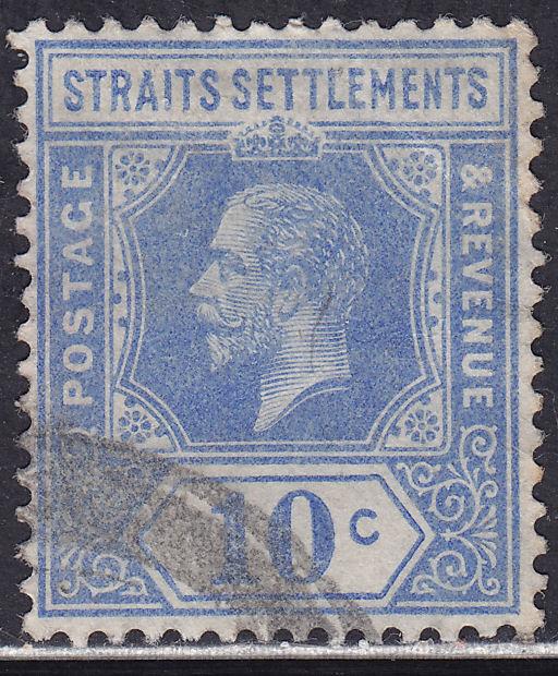 Straights Settlements 159 USED 1918 King George V