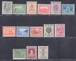 1933 Newfoundland, Stanley Gibbons n. 236/49, MNH**