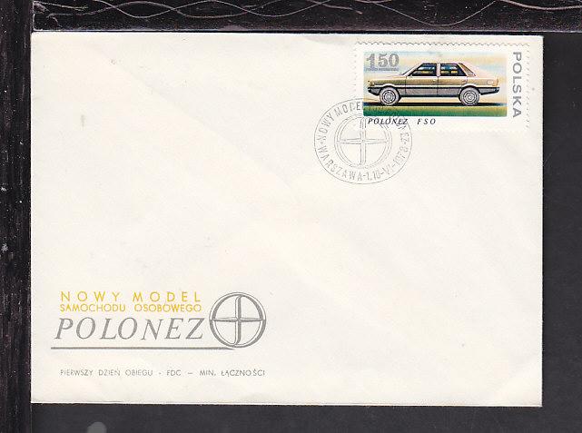 Poland Automobile 1978 U/A FDC BIN