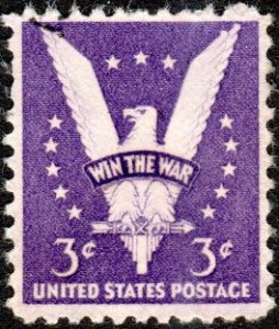 United States 905 - Used - 3c Eagle / Win the War (1942) (2)