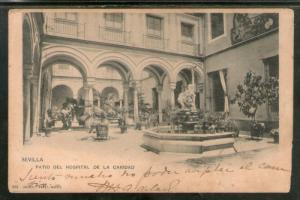 Spain 1902 Sevilla Patio Charity Hospital Hauser & Menet Used View Post Card ...