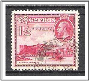 Cyprus #129 Castle & Harbor Used