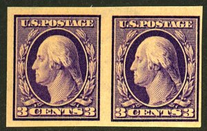 U.S. #345 MINT PAIR OG NH