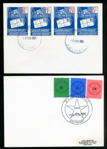 Great Britain Stamps Lot of 5 Regional Covers 1960s to 1970s