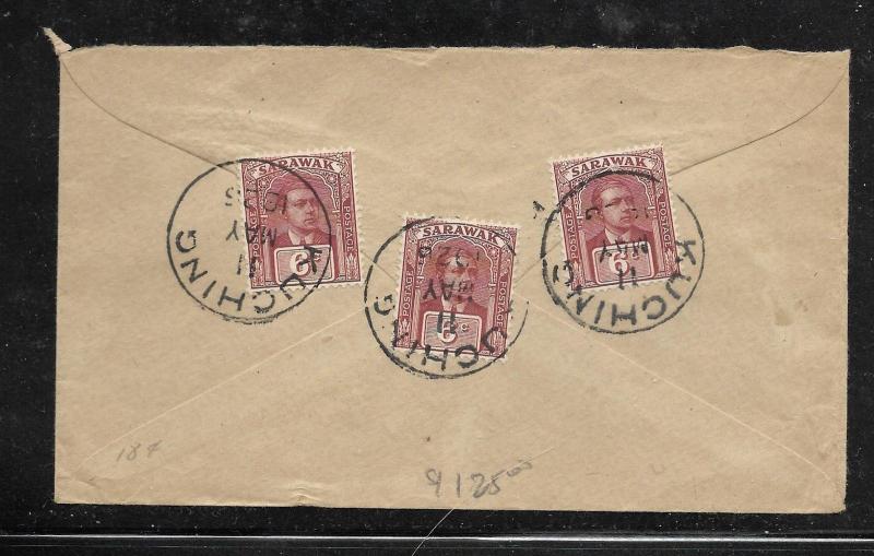 SARAWAK (P0110B)   1926  COVER 6CX3  TO USA