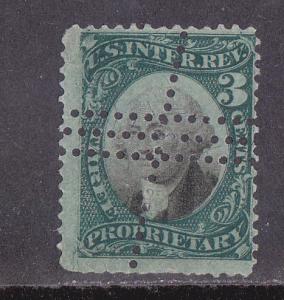 U.S. # RB 3, 3c Proprietary stamp