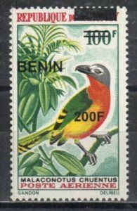 Benin Stamp C590  - Bird surcharged