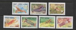 MARINE LIFE - VIETNAM #2250-6  LOBSTERS  MNH