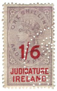 (I.B) QV Revenue : Judicature Ireland 1/6d