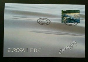 Finland Water Resources 2001 Environment Protection Green (stamp FDC)