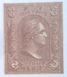 Scott #79-E8a - 3c Orange Brown - Loewenberg Decalcomania - Essay