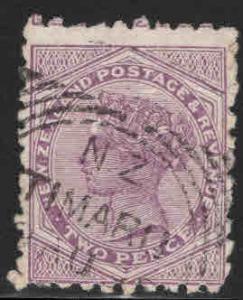 New Zealand Scott 62 Used 2c Victoria