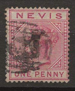 Nevis 23 SG 27 Used F/VF 1883 SCV $25.00 (jr)