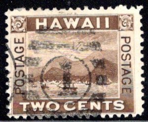 Hawaii #75, common 1890's Honolulu killer cancel