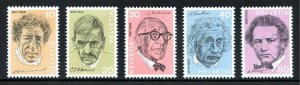 Switzerland 546-50 MNH,  Famous Men  Set from 1972.