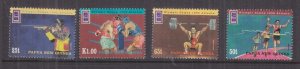 PAPUA NEW GUINEA, 1996 Olympic Games set of 4, mnh.