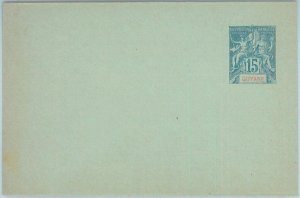88893 - French GUYANE - POSTAL HISTORY - Stationery Cover  H & G # 2a  TYP a