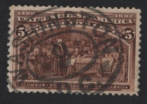 United States USED Scott Number 234   F-VF  #W16 -  BARNEYS