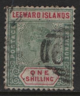 LEEWARD ISLANDS 7 USED F/VF