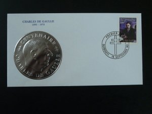 General de Gaulle FDC Djibouti 1990