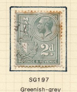 Malta 1930 Early Issue Fine Used 2d. NW-156953