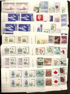 Canada 304 plate blocks Mint H,NH  Face $61.12 see 2 Pics.