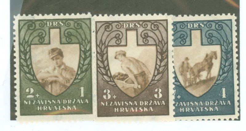 Croatia #B25-7 Unused Single (Complete Set)