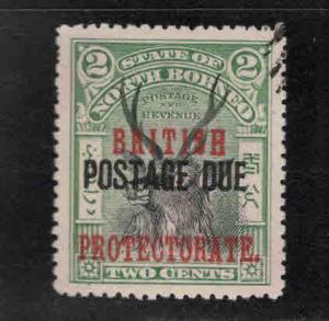 North Borneo Scott J21 Used postage due