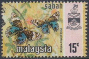 Sabah  Malaysia    SC# 29b   Used  Butterflies  see details & scans