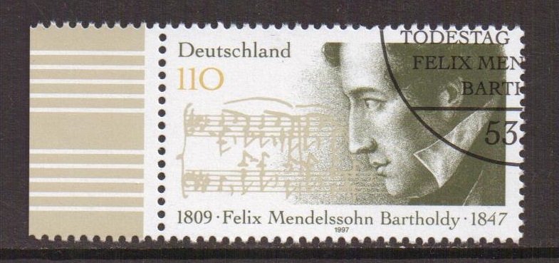 Germany  #1980  cancelled  1997   Mendelssohn-Bartholdt