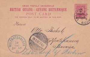 1902, Georgetown, British Guiana to Wolfratshausen, Germany, See Remark (45786)