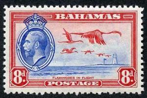 Bahamas SG145 8d Ultramarine and Scarlet m/m